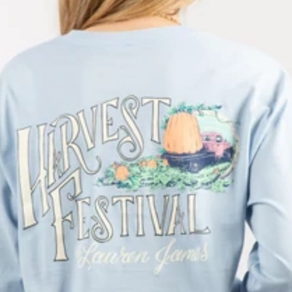NWT Lauren James Harvest Festival Sweet Tee